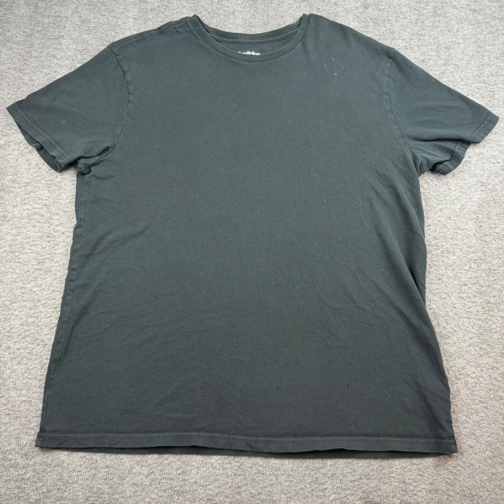 Goodfellow & Co T-Shirt Men's L Black Short Sleeve Cotton Crew Neck Standard Fit